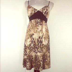 Body Central leopard print dress